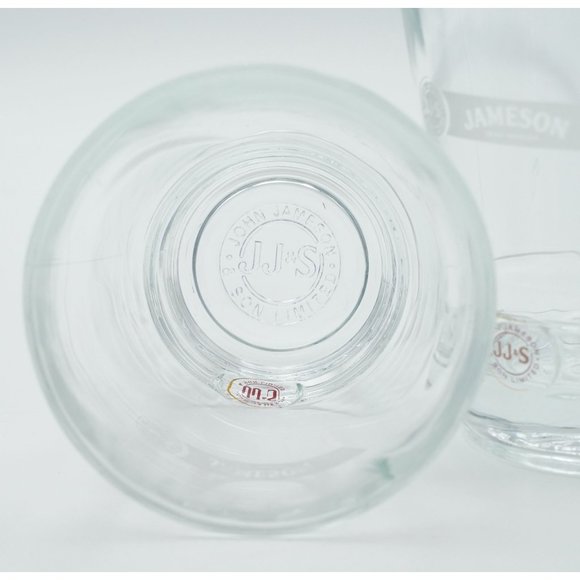 JJ&S Jameson Irish Whiskey Red Label 8 oz Lowball Rocks Glasses Set of 2 - Picture 3 of 3